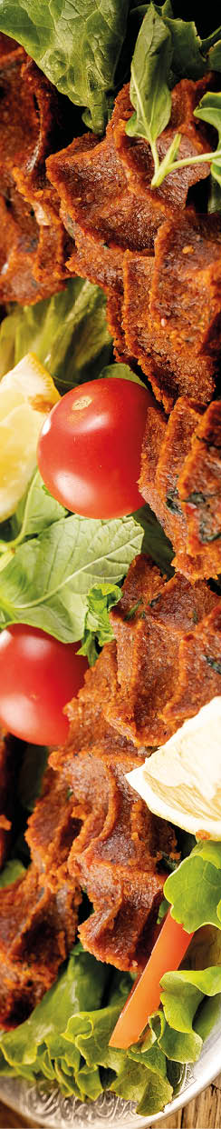 Turkish meatballs with a unique taste made with fine bulgur, unique to Turkish culture.