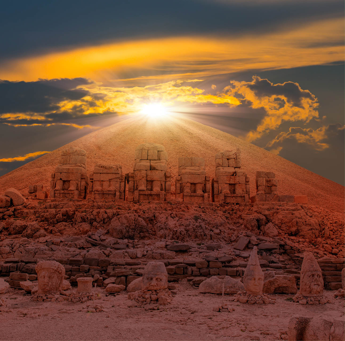Nemrut Mountain, the most beautiful sunset in the world